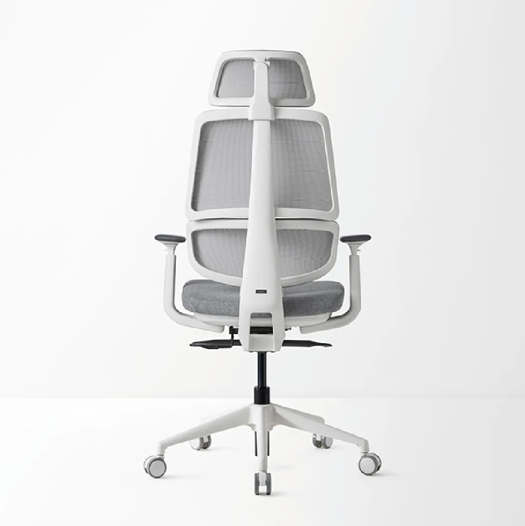 G3 High-Back Mesh Chair with Dual Backrest - White Saudi Arabia 3